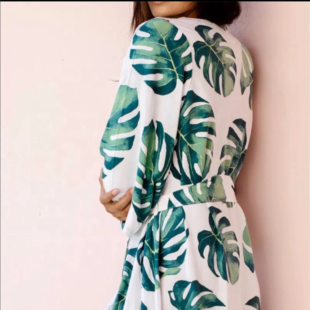 New! Bohemian floral leaf 🍃 swim cover up - Picture 2 of 6